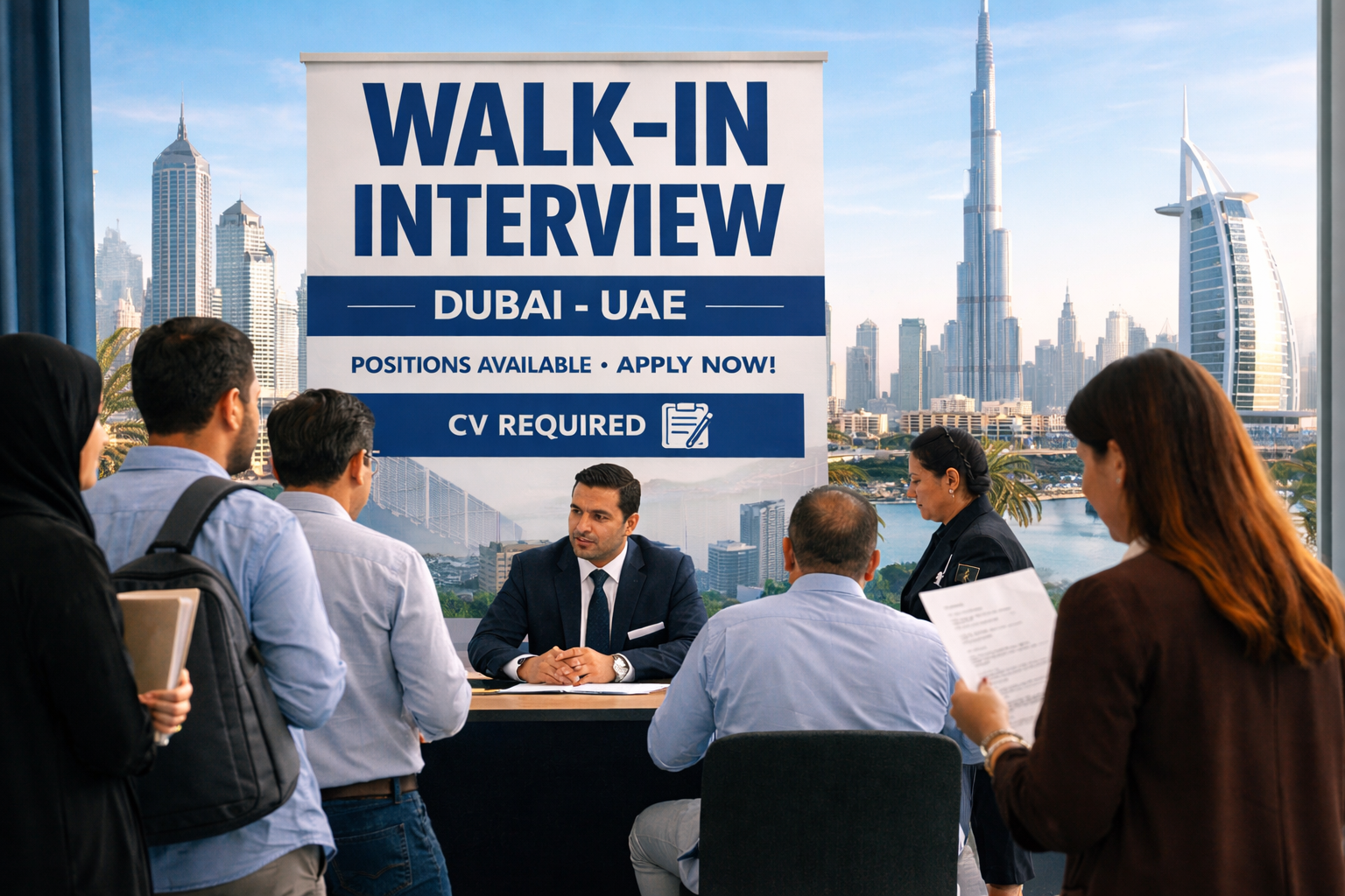 walk in interview in dubai