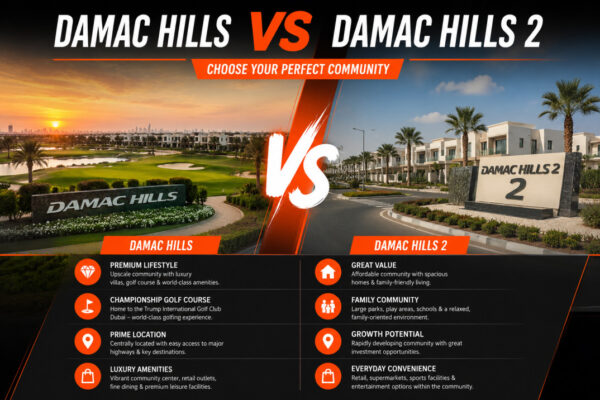 Damac Hills vs Damac Hills 2