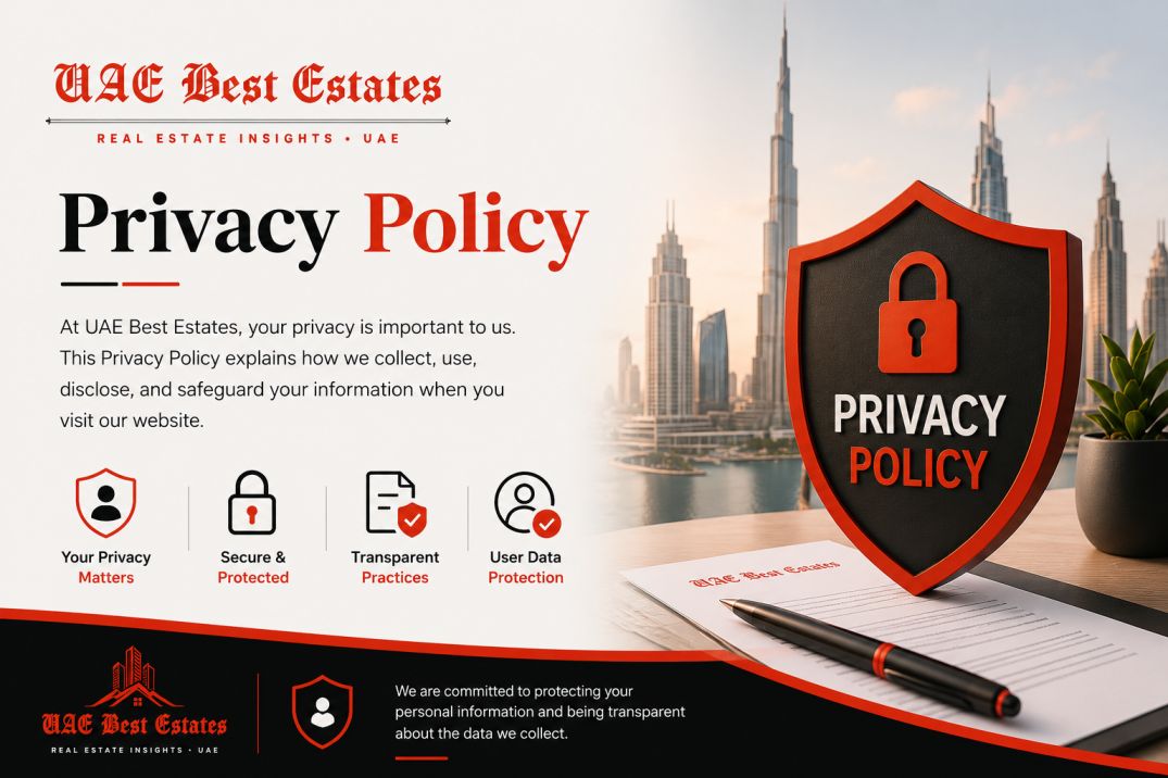 UAE Best Estates privacy policy