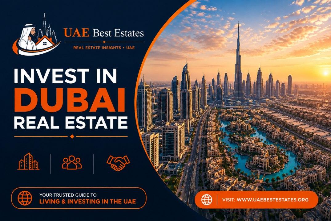 Why to Invest in Dubai Real Estate: Dubai skyline and properties